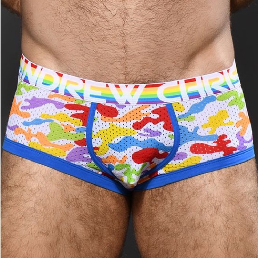 Andrew Christian Pride Camouflage Mesh Boxer